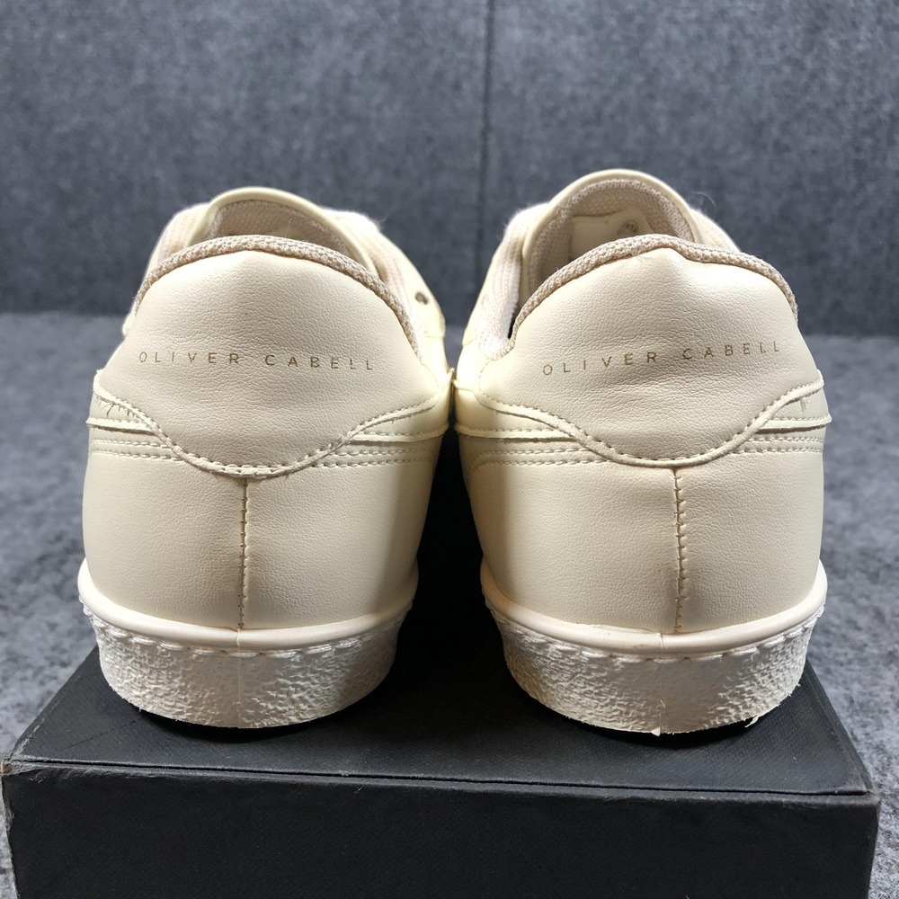 Oliver Cabell Sneakers Womens 8.5‎ White Leather Low Top Casual Comfort - Picture 9 of 16